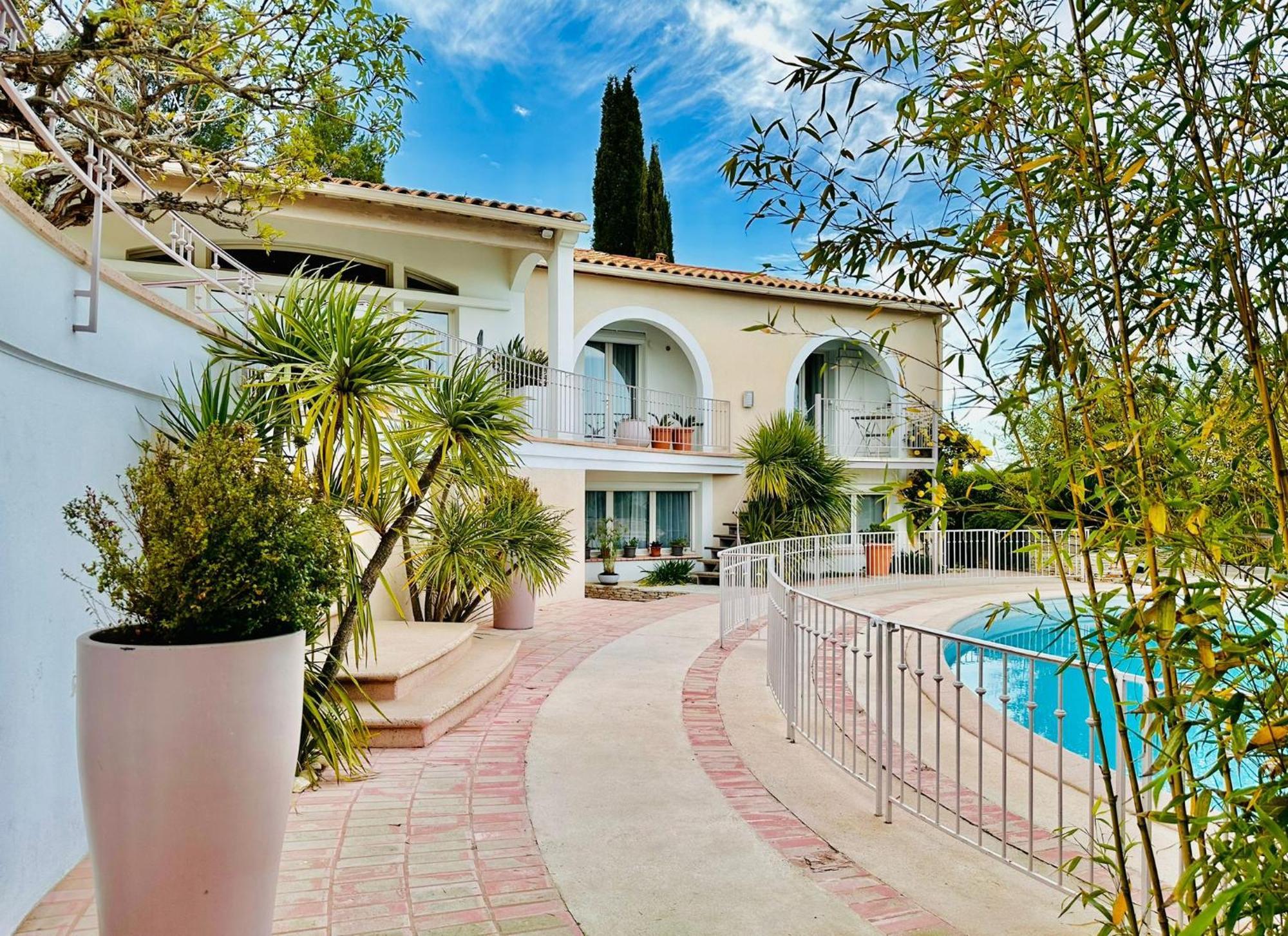 Studio Avec Loggia, Piscine Et Parking Montferrier-sur-Lez Bagian luar foto